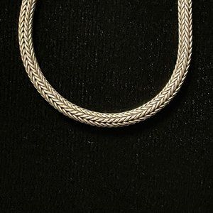 16" Silver Silpada Thick Chain Necklace